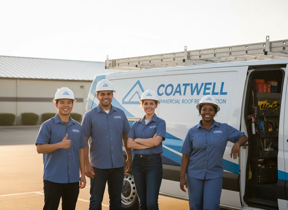 Commercial roof coating company in Howe, IN
